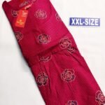 FN002 - Coat model feeding Nighty Red flower pattern