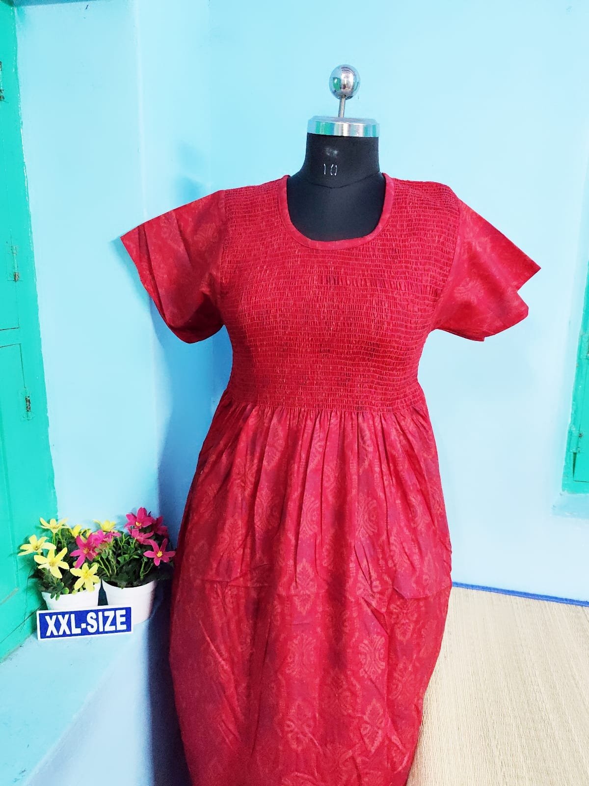 SMF-003 Thavam Smocking Frock Model Nighty