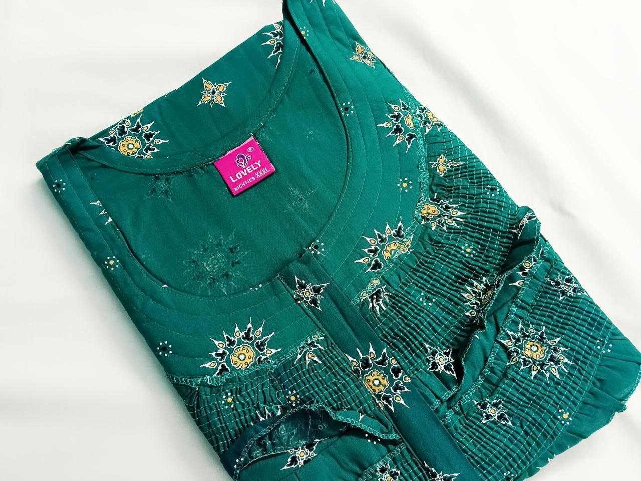 DF094 Lovely Branded Double Frill Nighty