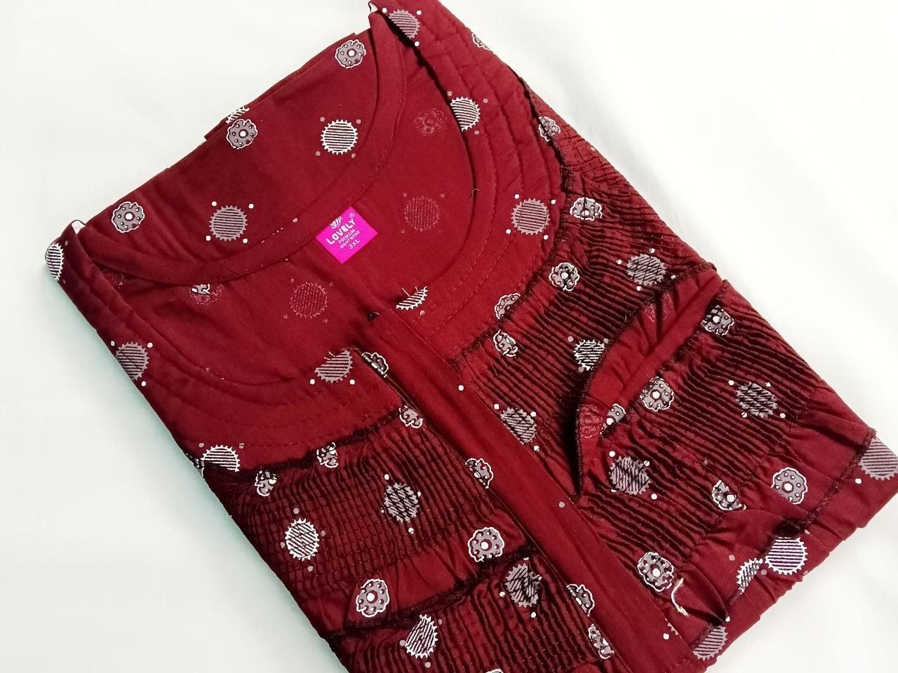 DF094 Lovely Branded Double Frill Nighty
